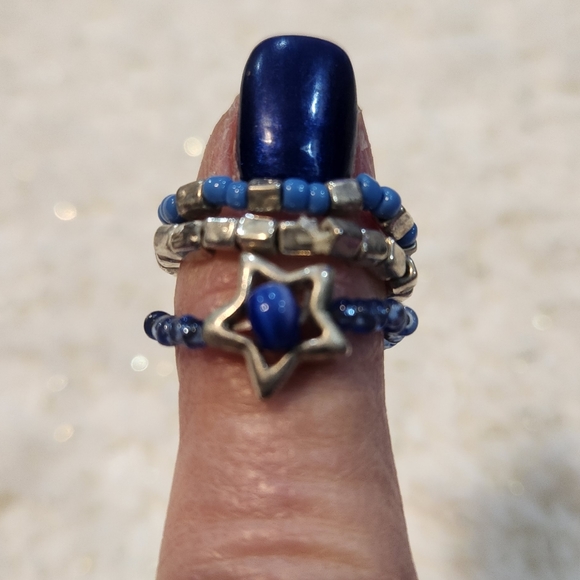 Toe Rings set of Seven - Picture 2 of 7